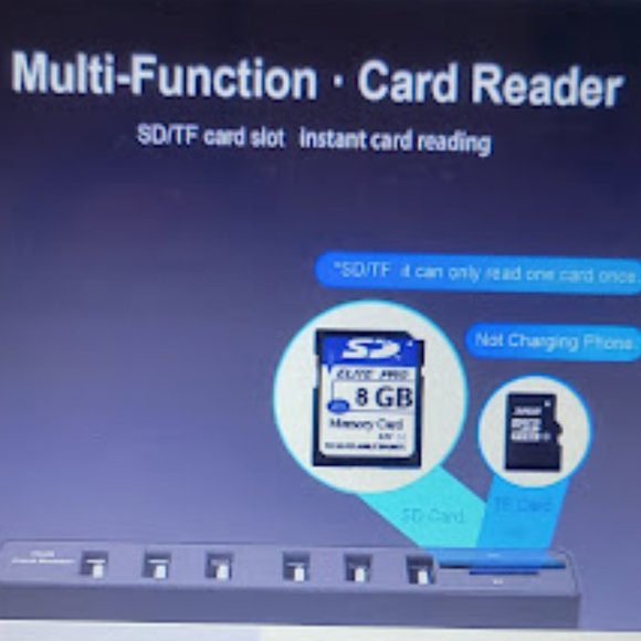 USB Hub 6 Port Expander USB 2.0/3.0 SD/TF Card Reader - Picture 7 of 9